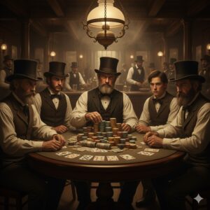 Poker di Amerika Awal Abad ke-19 Kelahiran dan Pembaptisan