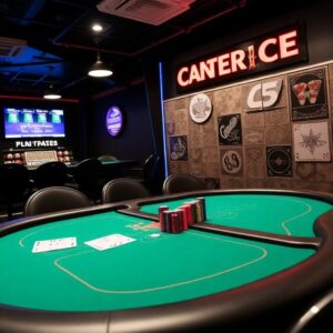 pusat poker meja permainan kartu